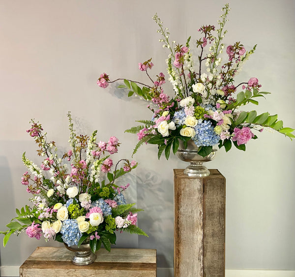 Pedestal Arrangements - Soft Pastels