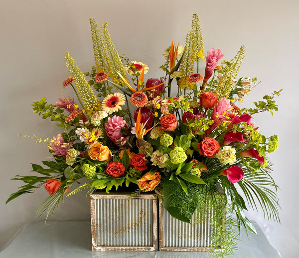Casket Spray - Jewel Tones