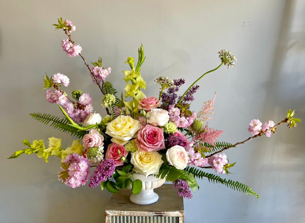Pedestal Arrangements - Soft Pastels