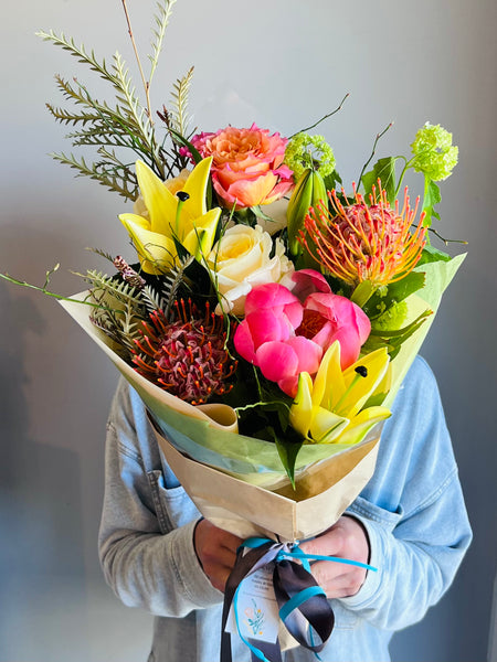 Love You Bunches - "Large Designer Choice Hand-tie Bouquet"