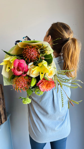 Love You Bunches - "Large Designer Choice Hand-tie Bouquet"